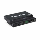 MuxLab 500862 HDMI over IP PoE Workstation Transceiver, 4K30