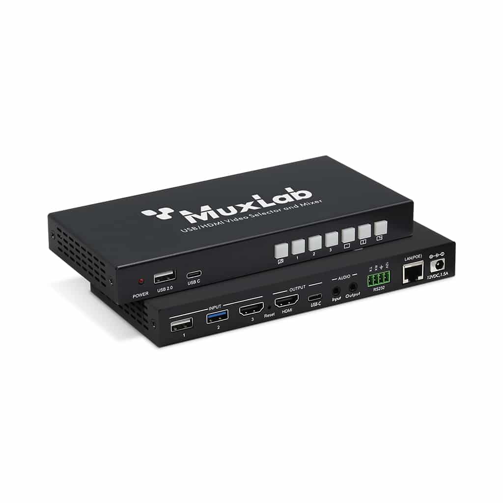 MuxLab 500882 USB/HDMI Video Selector and Mixer