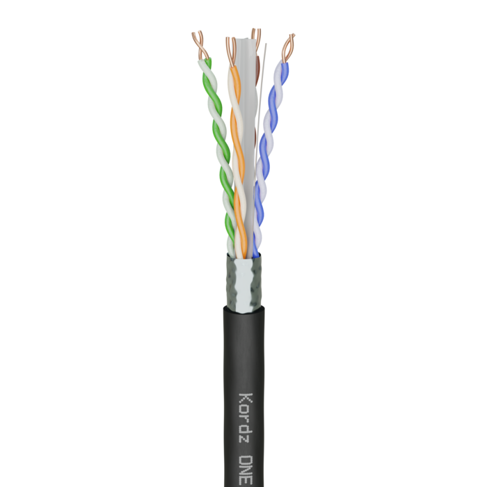 Kordz ONE CAT6A F/UTP network cable, 152 m box