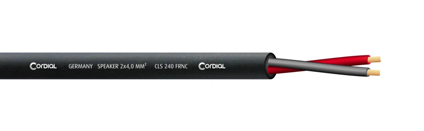 Cordial CLS 240 FRNC kaiutinkaapeli 2x4,0mm², 100 m kela