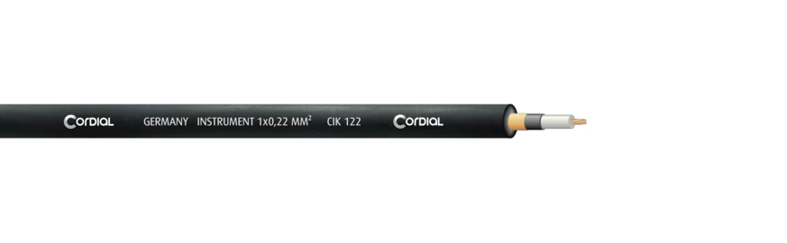 Cordial CIK 122 instrumenttikaapeli 1x0,22mm², 500 m kela