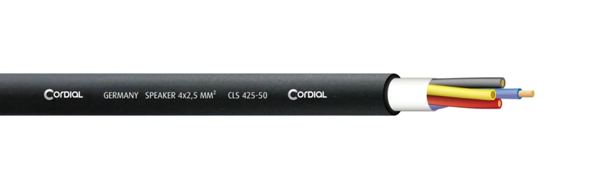 Cordial CLS 425-50 flex kaiutinkaapeli 4x2,5mm², 100 m kela