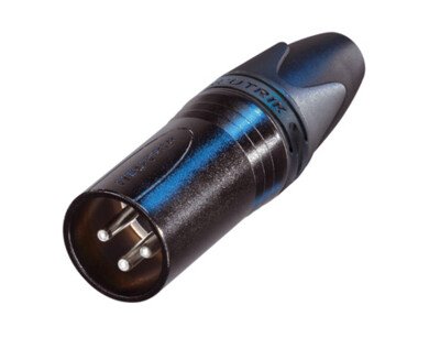Neutrik NC3MXX-BAG-D XLR-johtouros, 100 kpl laatikko