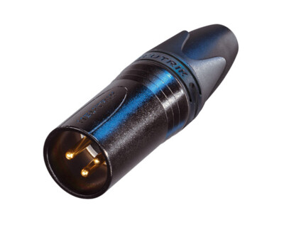 Neutrik NC3MXX-B-D XLR-johtouros, 100 kpl laatikko
