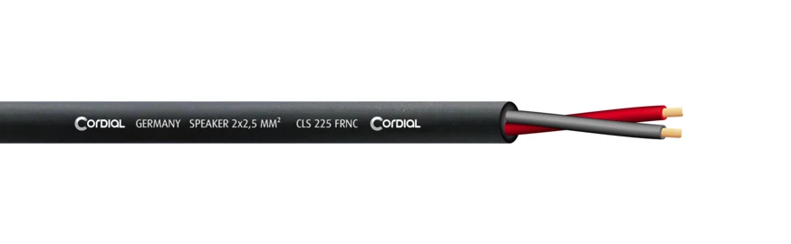 Cordial CLS 225 FRNC kaiutinkaapeli 2x2,5mm², 500 m kela