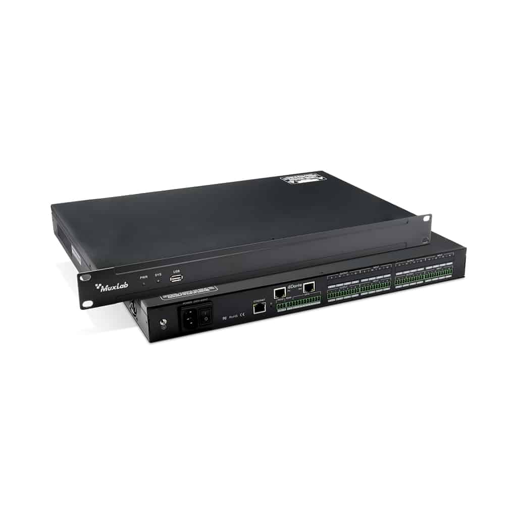 MuxLab 500601 Dante 8-Channel Audio DSP