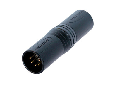 Neutrik NA5MM-B DMX-adapteri XLR-5M / XLR-5M