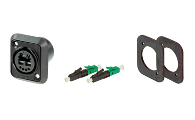 Neutrik opticalCON DUO SFP-LC liitinadapteri, SM APC