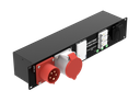 Contrik Power Rack Xtreme CEE16A IN/OUT - 6x TRUE1 + 1x Schuko OUT