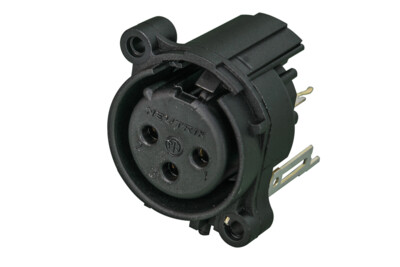 Neutrik NC3FAAV2-0 XLR-runkonaaras piirikortille