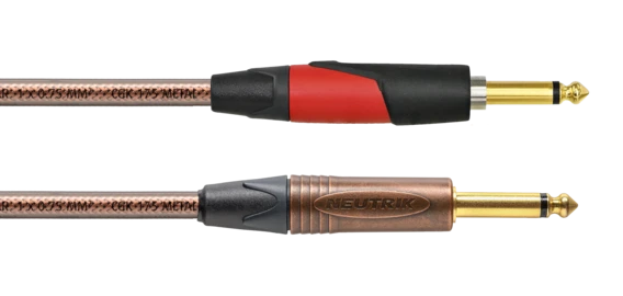 Cordial CSI PP-METAL-SILENT silentPLUG® instrumenttikaapeli