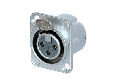 Neutrik NC3FD-LX-HE XLR-runkonaaras