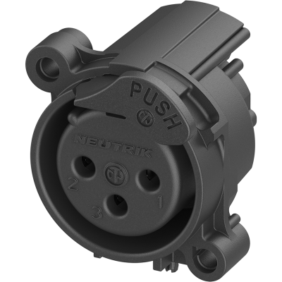 Neutrik NC3FAH-DAE XLR-runkonaaras piirikortille