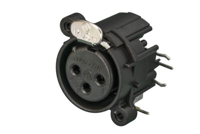 Neutrik NC3FAHR2 XLR-runkonaaras piirikortille
