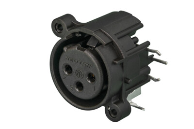 Neutrik NC3FAHR2-0 XLR-runkonaaras piirikortille