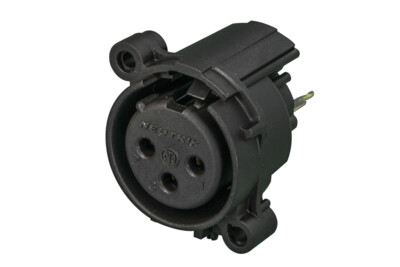 Neutrik NC3FAV-0 XLR-runkonaaras piirikortille