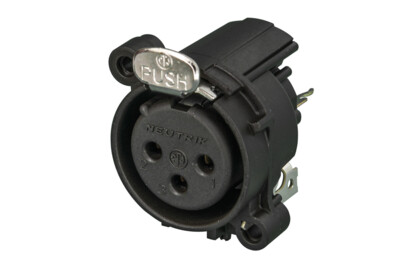 Neutrik NC3FAV1 XLR-runkonaaras piirikortille