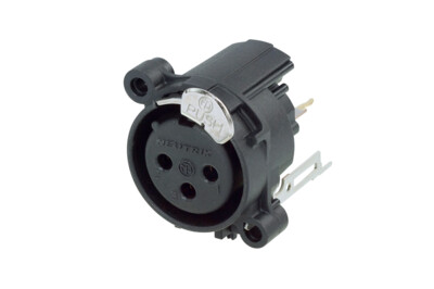 Neutrik NC3FAV2-DA XLR-runkonaaras piirikortille