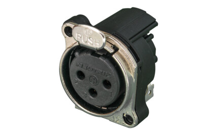 Neutrik NC3FBH1-E XLR-runkonaaras piirikortille