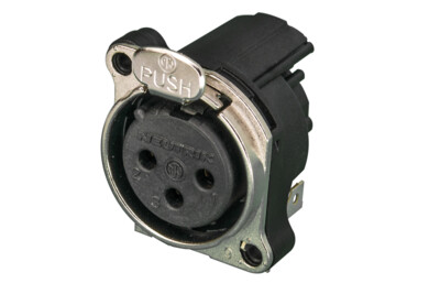 Neutrik NC3FBH XLR-runkonaaras piirikortille