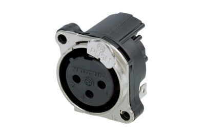 Neutrik NC3FBH2-DA XLR-runkonaaras piirikortille