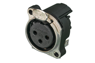 Neutrik NC3FBH2-E XLR-runkonaaras piirikortille