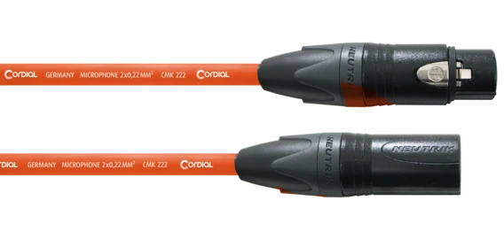 Cordial CPM FM mikrofonikaapeli, oranssi