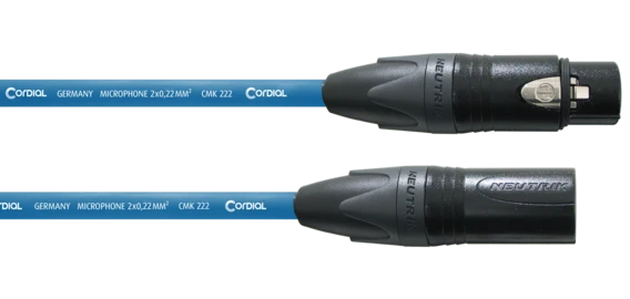 Cordial CPM FM mikrofonikaapeli, sininen