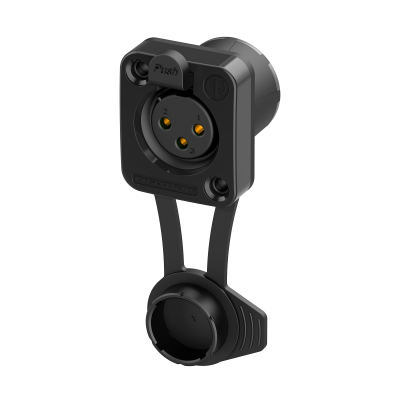 Neutrik NC3FD-TOP IP65 XLR-runkonaaras