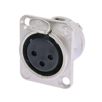 Neutrik NC3FD-L-1 XLR-runkonaaras