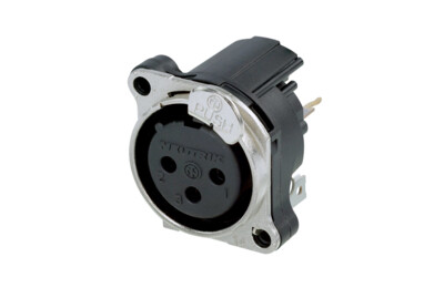 Neutrik NC3FBV1-DA XLR-runkonaaras piirikortille