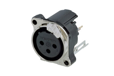 Neutrik NC3FBV2-DA XLR-runkonaaras piirikortille