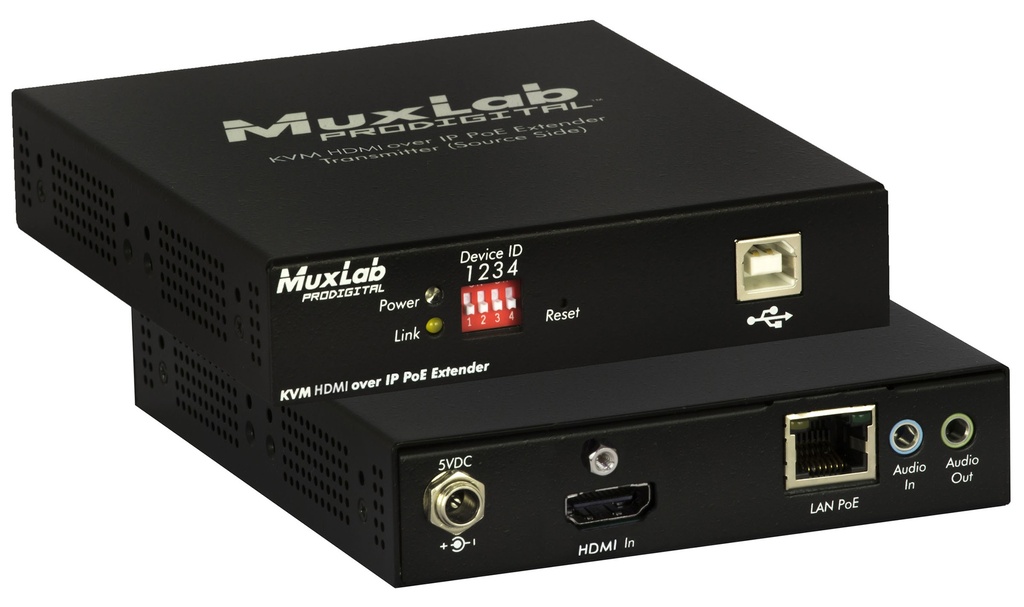 MuxLab 500770-TX KVM HDMI over IP PoE Transmitter