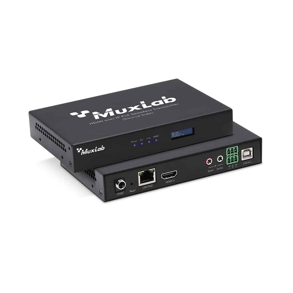 MuxLab 500864-TX HDMI over IP PoE Seamless Transmitter, 1080P