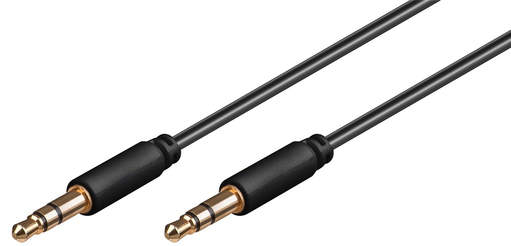 3,5mm miniplugikaapeli slim
