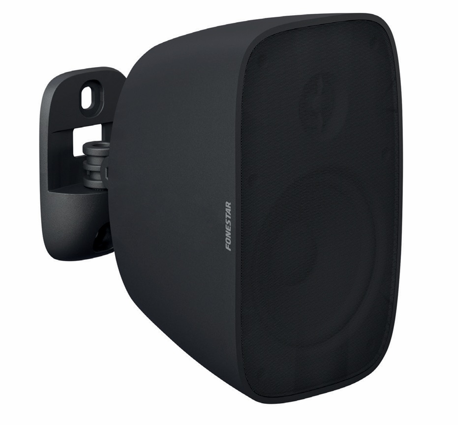 Fonestar 8" surface speaker with 100 V line transformer and low impedance, black