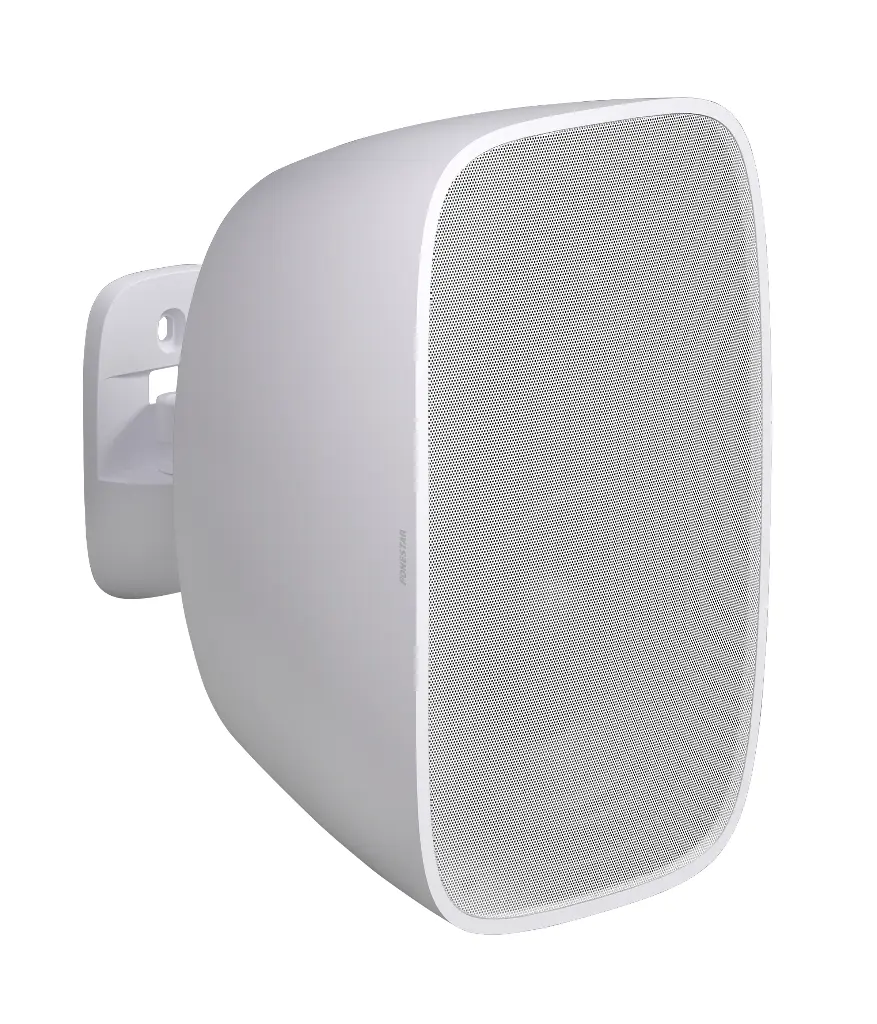 8" surface speaker with 100 V line transformer and low impedance, white