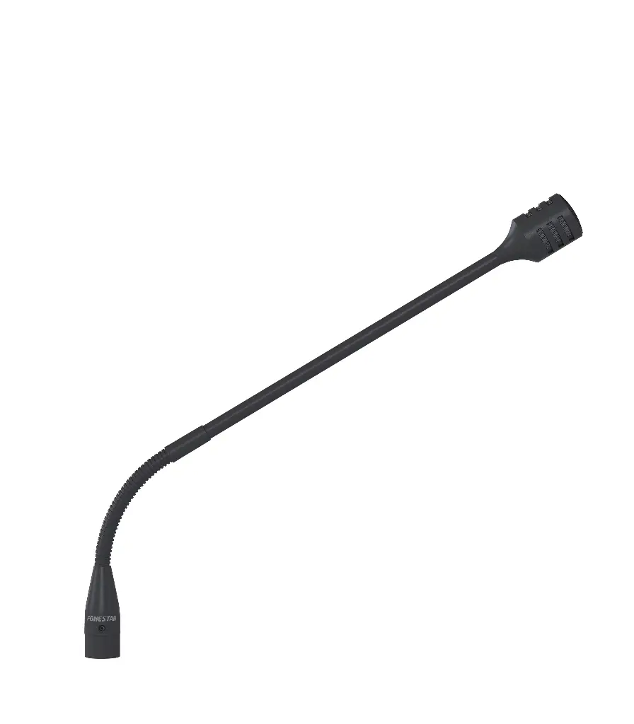 Fonestar cardioid unidirectional dynamic microphone with gooseneck