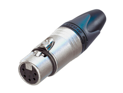 Neutrik NC5FXX-D XLR-johtonaaras, 100 kpl laatikko