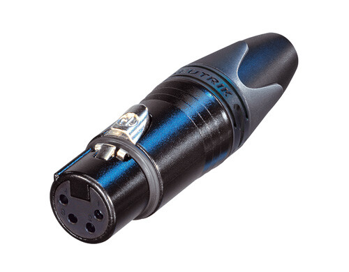 Neutrik NC4FXX-BAG XLR-johtonaaras, 100 kpl laatikko