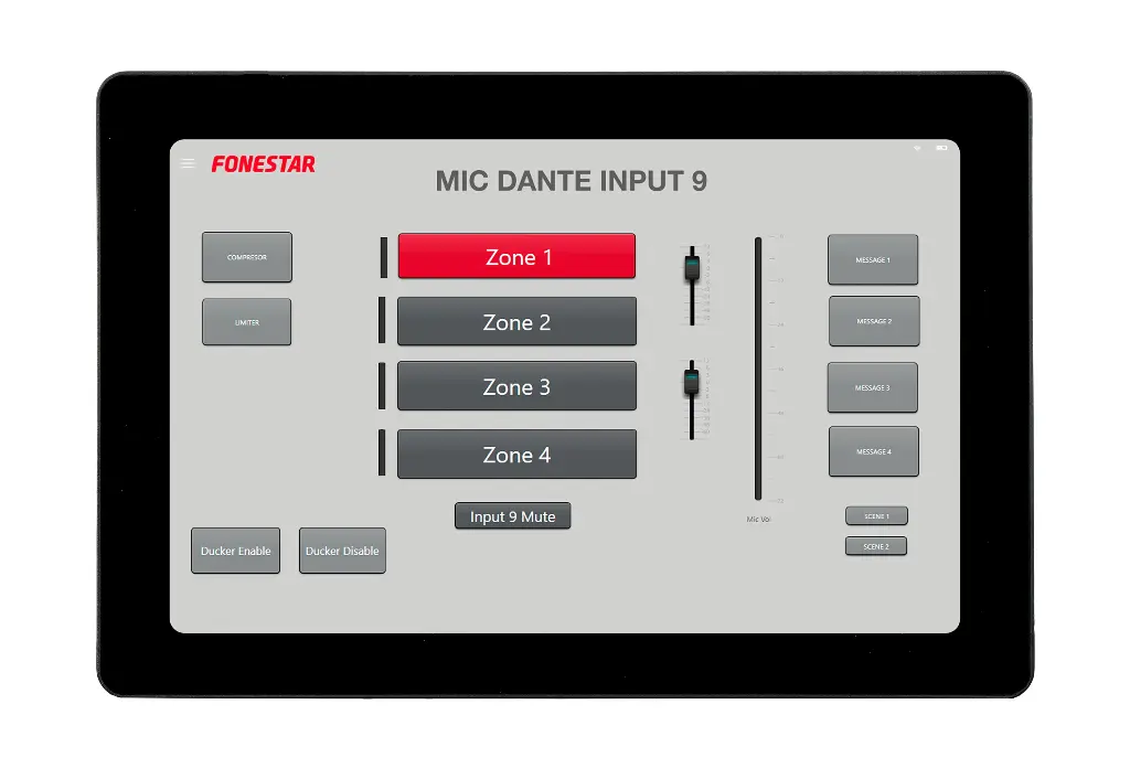 Fonestar 10" PoE touch screen