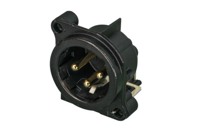 Neutrik NC3MBH-B XLR-runkouros piirikortille