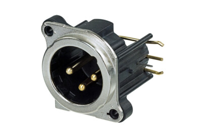 Neutrik NC3MBHR XLR-runkouros piirikortille