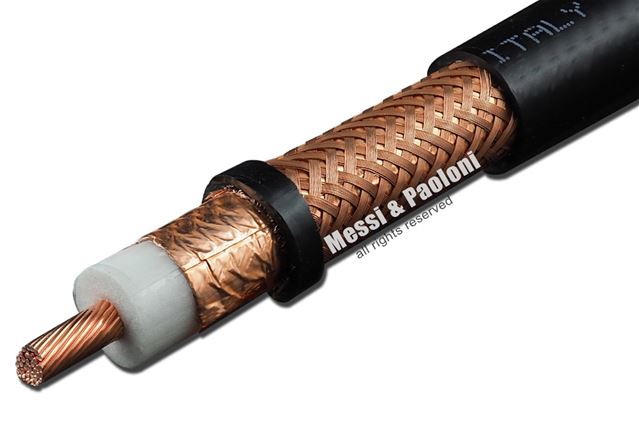 Messi & Paoloni HYPERFLEX 13 50 ohm antenna cable, Ø 12,7 mm, 100 m reel