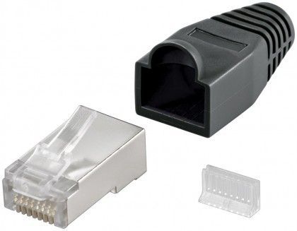 CAT5e RJ45-johtoliitin, krimpattava