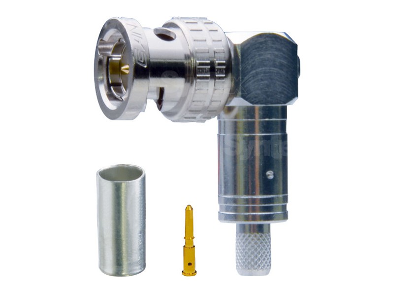 Canare BCP-LC3F 12G-SDI 75 ohm BNC-kulmaliitin (L-3CFB)