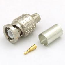Canare BP-C4 50 ohm BNC male connector (RG-58C/U, RG-58A/U)