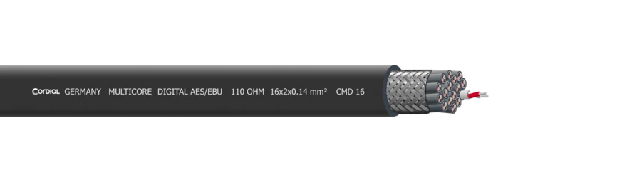 Cordial CMD 16 DIGITAL 16x2x0,14 mm², Ø18,5 mm