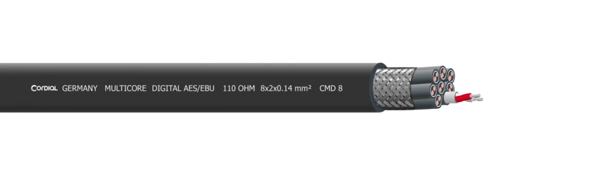 Cordial CMD 8 DIGITAL 8x2x0,14 mm², Ø12,0 mm