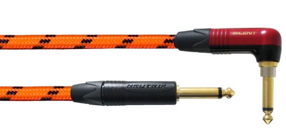 Cordial Instrumenttikaapeli, 6 m, kulma silentPLUG